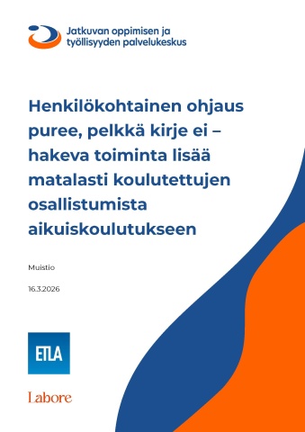 Kansikuva muistiosta 16.3.2026. Hakevan toiminnan pilotti ja kirjepostikokeilu.